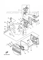 INLAAT voor Yamaha 20D Manual Starter, Tiller Handle, Manual Tilt, Pre-Mixing, Shaft 15
