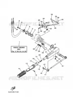 STUUR voor Yamaha 20M Manual Start, Manual Tilt, Tiller Control, Shaft 15
