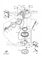 KICKSTART PEDALEN voor Yamaha 20D Manual Starter, Tiller Handle, Manual Tilt, Pre-Mixing, Shaft 15