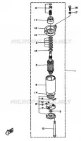 ALTERNATIEF 1 voor Yamaha 20D 2 Stroke, Electric Start, Oil injection 1992
