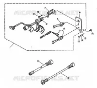 OPTIONELE ONDERDELEN 2 voor Yamaha 25D 2 Stroke 1987