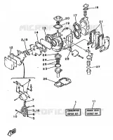 REPARATIESET 1 voor Yamaha 25D 2 Stroke 1987