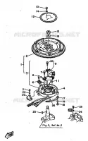 DYNAMO LAADSPOEL voor Yamaha 25D 2 Stroke 1985