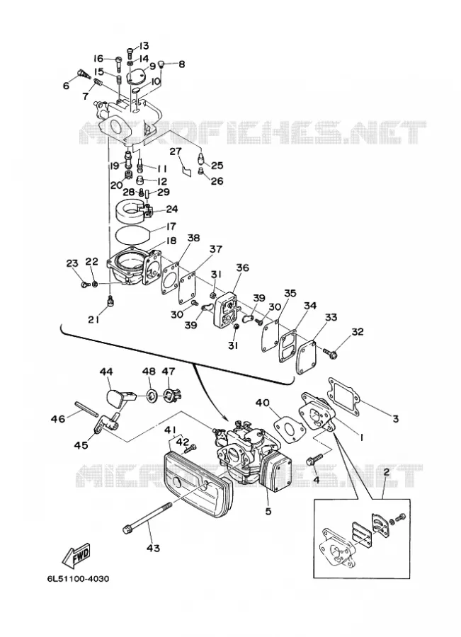 INLAAT Yamaha OUTBOARD ENGINES 3hp (2.2kW) 2003 3  3AMHS