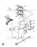 ELECTRISCH 1 voor Yamaha 25J 2 Stroke 1989