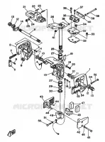 HOUDER 1 voor Yamaha 25N 2 Stroke, 3 Cylinder 1994
