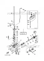 ELECTRISCH  voor Yamaha 3A Manual Starter, Tiller Handle, Manual Tilt 1999