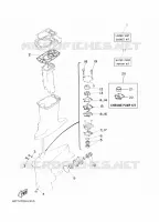 REPARATIESET 2 voor Yamaha 30D Manual Starter, Tiller Handle, Manual Tilt, Oil injection, Shaft 20