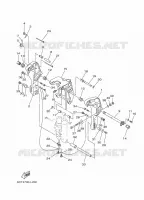 HOUDER 3 voor Yamaha 30D Electric Starter, Remote Control, Power Trim & Tilt, Oil injection, Shaft 20