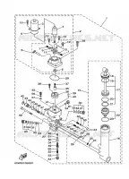 KANTELSYSTEEM MOTOR voor Yamaha 30D 2 Stroke, 3 Cylinder 2001