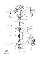 STARTMOTOR voor Yamaha 30D 2 Stroke, 3 Cylinder 2001