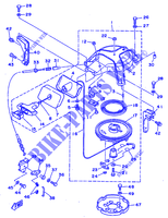 KICKSTART PEDALEN voor Yamaha 30D 2 Stroke, 3 Cylinder 1998