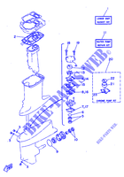 REPARATIESET 2 voor Yamaha 30D 2 Stroke, 3 Cylinder 1998