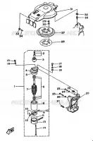 STARTMOTOR voor Yamaha 30D 2 Stroke, 3 Cylinder 1987