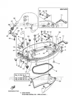 LAGERE ZIJKUIP voor Yamaha F20A Electric Starter, Remote Control, Manual Tilt, Shaft 15