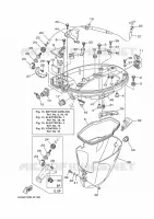 LAGERE ZIJKUIP voor Yamaha F20B Electric Starter, Remote Control, Power Tilt, Shaft 15