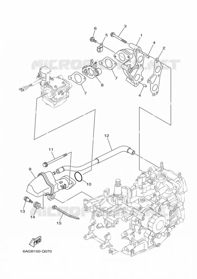 INLAAT Yamaha OUTBOARD ENGINES 20hp (14.7kW) 2017 F20  F20SMHA-2017