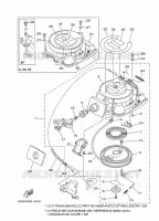 KICKSTART PEDALEN voor Yamaha F20B Electric Starter, Remote Control, Power Tilt, Shaft 15