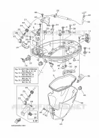 LAGERE ZIJKUIP voor Yamaha F20S Electric Starter, Remote Control, Manual Tilt, Shaft 15