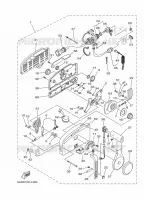 AFSTANDSBEDIENING voor Yamaha F20L Electric Starter, Remote Control, Manual Tilt, Shaft 20