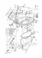 LAGERE ZIJKUIP voor Yamaha F20L Electric Starter, Remote Control, Power Trim & Tilt, Shaft 20