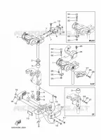 HOUDER 3 voor Yamaha F20E Electric Starter, Remote Control , Power Steering, Shaft 15