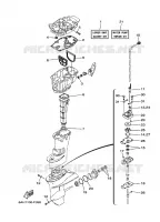 REPARATIESET 3 voor Yamaha F20B Electric Starter, Remote Control, Power Tilt, Shaft 15