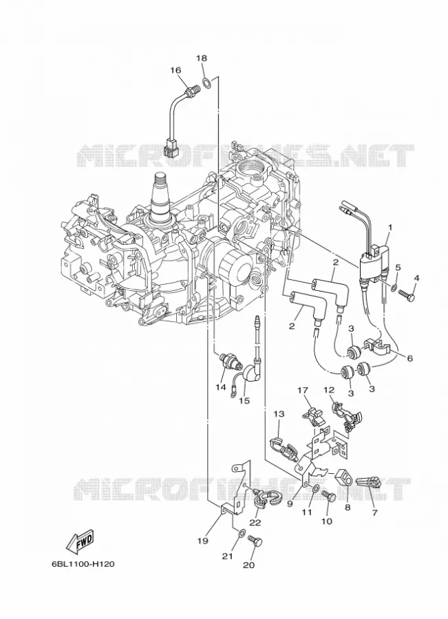 ELECTRISCH 2 Yamaha OUTBOARD ENGINES 20hp (14.7kW) 2015 F20  F20DETL