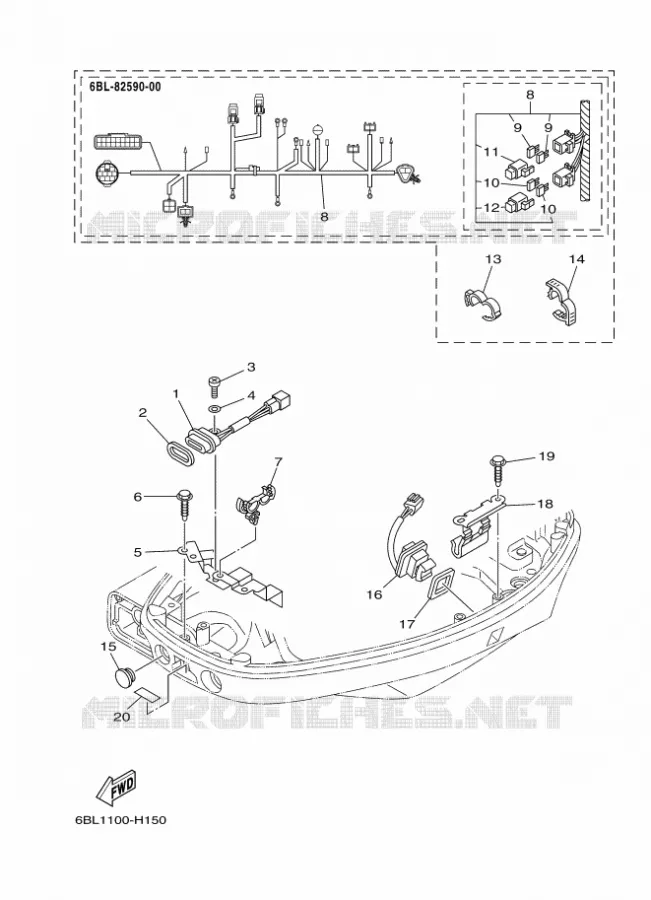 ELECTRISCH 5 Yamaha OUTBOARD ENGINES 20hp (14.7kW) 2012 F20  F20DETL
