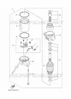 STARTMOTOR voor Yamaha F20G Electric Starter, Remote Control, Power Tilt, Shaft 20