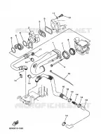INLAAT voor Yamaha F25A Manual Starter, Tiller Handle, Manual Tilt, Shaft 15