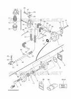 CARBURATEUR  voor Yamaha F25A 4 Stroke 2007