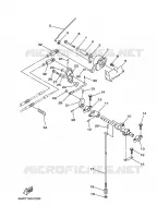 GASBEDIENING voor Yamaha F25A 4 Stroke 2007