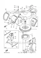 DYNAMO voor Yamaha F25A Manual Starter, Tiller Handle, Manual Tilt, Pre-Mixing, Shaft 15