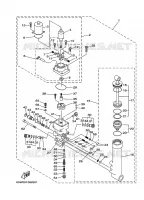 KANTELSYSTEEM voor Yamaha F25A Electric Starter, Remote Control, Power Trim & Tilt, Shaft 20