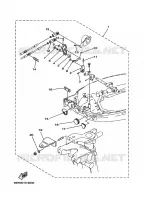 AFSTANDSBEDIENING voor Yamaha F25A Manual Starter, Tiller Handle, Manual Tilt, Shaft 20