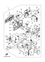 AFSTANDSBEDIENING voor Yamaha F25A Electric Starter, Tiller Handle, Manual Tilt, Shaft 20