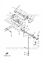 GASBEDIENING voor Yamaha F25A 4 Stroke 2002