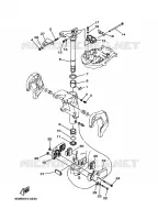 HOUDER 3 voor Yamaha F25A 4 Stroke 2002