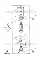 STARTMOTOR voor Yamaha F25A 4 Stroke 2002