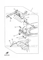 AFSTANDSBEDIENING voor Yamaha F25A 4 Stroke 1999