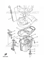 VENTILATEUR D'HUILE voor Yamaha F25A 4 Stroke 1999