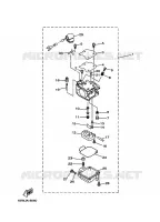 CARBURATEUR  voor Yamaha F25A 4 Stroke 1999