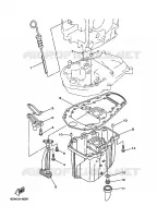 VENTILATEUR D'HUILE voor Yamaha F25A 4 Stroke 1999