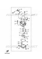 CARBURATEUR  voor Yamaha F25A 4 Stroke 1999