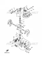 HOUDER 3 voor Yamaha F25A 4 Stroke 1999