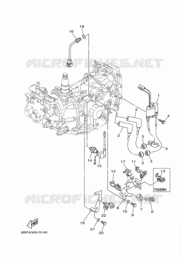 ELECTRISCH 2 Yamaha OUTBOARD ENGINES 25hp (18.4kW) 2017 F25  F25DES