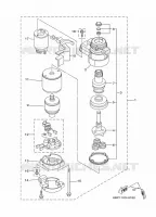 STARTMOTOR voor Yamaha F25D Electric Starter, Remote control, Manual Tilt, Shaft 20