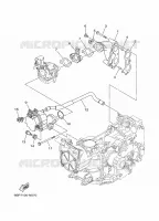 INLAAT voor Yamaha F25D Manual Starter, Tiller Handle, Manual Tilt, Shaft 20