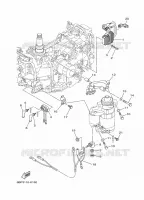 ELECTRISCH 3 voor Yamaha F25D Manual Starter, Tiller Handle, Manual Tilt, Shaft 20